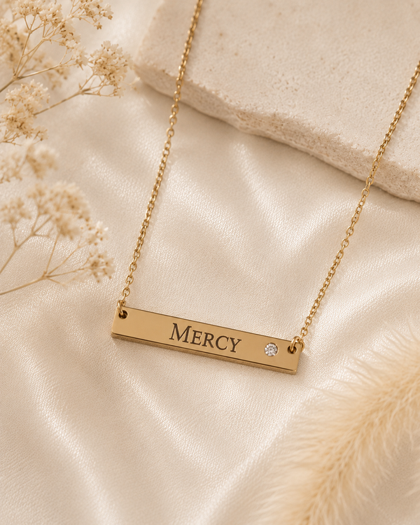 Mercy Bar Necklace